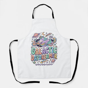 Einhorn Galactic Tagträumer Kawaii Aufkleber und T Schürze