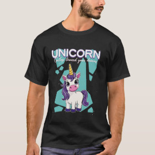 Einhorn galoppiert auf Ihre Träume zu Einhorn T-Shirt