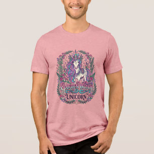 Einhorn-Garten-Hexe Einhorn Bunte Kleidung Grap Tri-Blend Shirt
