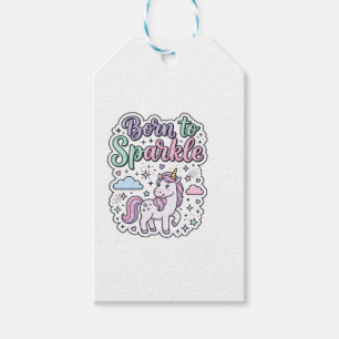 Einhorn, geboren, um Grafikdesign Merch Design zum Geschenkanhänger