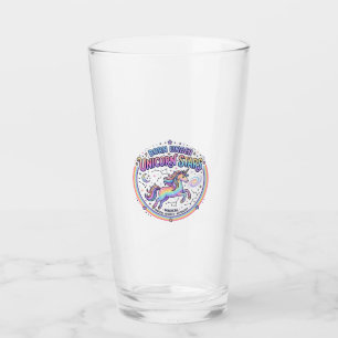 Einhorn, geboren unter Einhornsternen, lustiger Au Glas