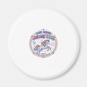 Einhorn, geboren unter Einhornsternen, lustiger Au Magnet