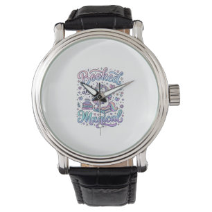 Einhorn Gebucht und Magische Geschenkidee Typograf Armbanduhr
