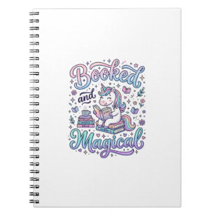 Einhorn Gebucht und Magische Geschenkidee Typograf Notizblock