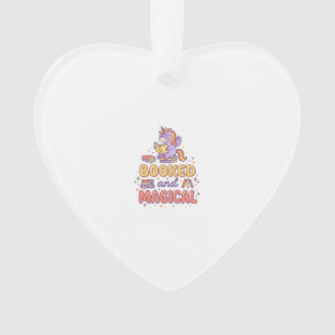 Einhorn Gebucht und Magischer Druck Fertig Weiße H Ornament