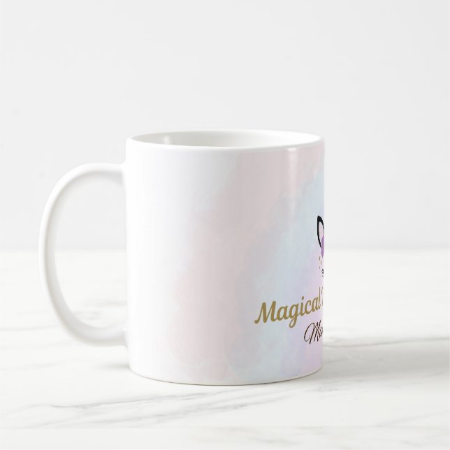 Einhorn Geburtstags-Tasse Kaffeetasse (Links)