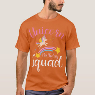 Einhorn Geburtstagsgruppe Mädchen-Gruppe des Gebur T-Shirt