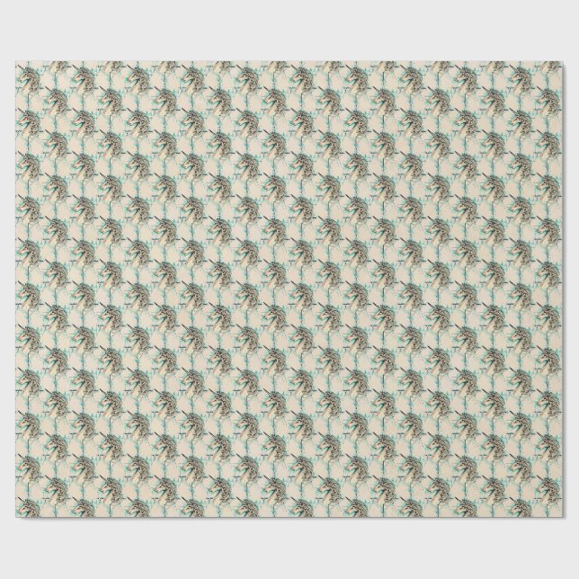 Einhorn Geschenkpapier (Flach)