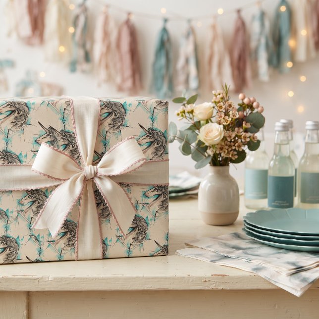 Einhorn Geschenkpapier (Von Creator hochgeladen)