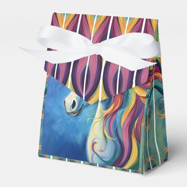 Einhorn Geschenkschachtel (Vorderseite)