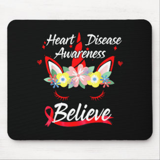 Einhorn Gesicht Glaube Herzkrankheit Bewusstsein Mousepad