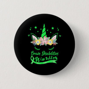 Einhorn-Gesichtshaut Button