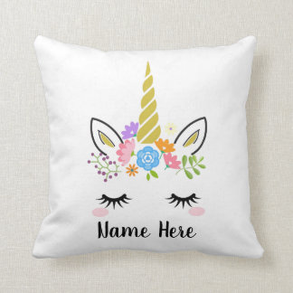 Einhorn-Gewohnheits-Kissen Kissen