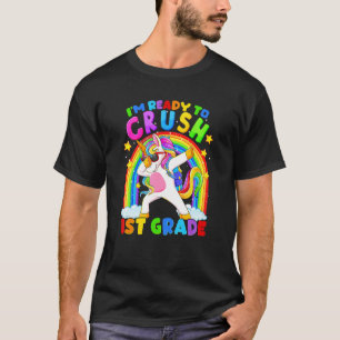 Einhorn Girls ich bin bereit 1. Klasse wieder zu z T-Shirt