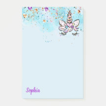 Einhorn Glitzer Face Pink und Lila Magische Girls