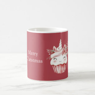 Einhorn Glückliche Wimpern Cupcake Kaffeetasse