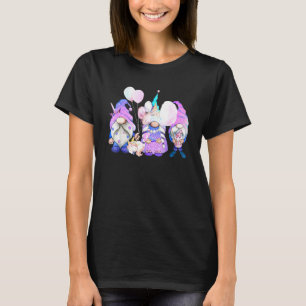 Einhorn Gnome Tomte Skandinavische Drei Garten Gno T-Shirt