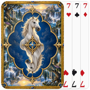 Einhorn, Gothic Fantasy Monster Spielkarten