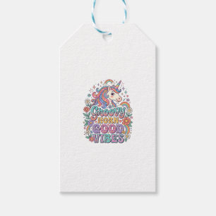 Einhorn Groovy Horn Gute Vibes Charmante POD Kunst Geschenkanhänger