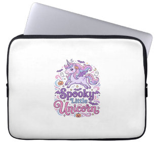 Einhorn Gruseliges Kleines Einhorn Retro-Stil-Shir Laptopschutzhülle