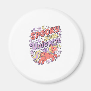 Einhorn Gruseliges kleines Einhorn Whimsical Weiße Magnet