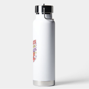Einhorn Gruseliges kleines Einhorn Whimsical Weiße Trinkflasche