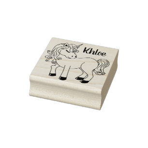 Einhorn Gummistempel