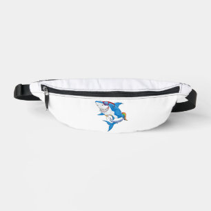 Einhorn-Hai-Poolparty-Shirt Kinder Mädchen Jungen  Bauchtasche