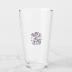 Einhorn Himmels-Cutie-Club Retro-Stil Produkt G Glas