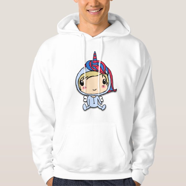 Einhorn Hoodie (Vorderseite)