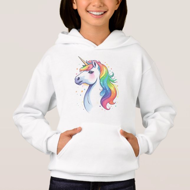 Einhorn Hoodie (Vorderseite)