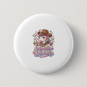 Einhorn Howdy Einhorn Geschenkidee Aufkleber und S Button