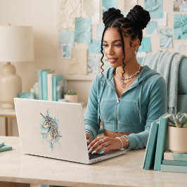 Einhorn HP Laptop-Aufkleber