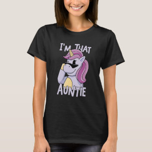 Einhorn Ich bin die Tante T-Shirt