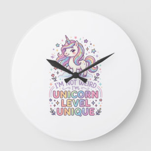 Einhorn Ich bin nicht seltsam, ich bin Einhorn-Lev Große Wanduhr
