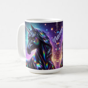 Einhorn im magischen Hintergrund Kaffeetasse