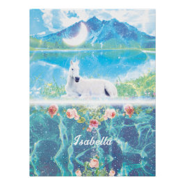 Einhorn im Paradies Personalisiert Poster