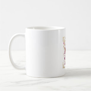 Einhorn in blühendem stilvollen Zazzle-Design_1 Kaffeetasse