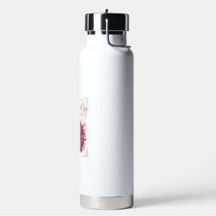Einhorn in blühendem stilvollen Zazzle-Design_1 Trinkflasche