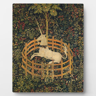 Einhorn in Gefangenschaft Original Fotoplatte