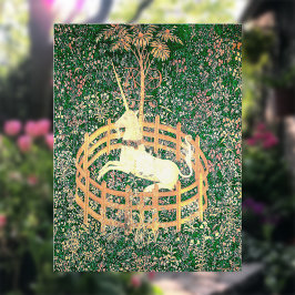 Einhorn in Gefangenschaft Postkarte