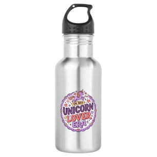 Einhorn in meiner Einhorn-Liebhaber-Ära Whimsical  Edelstahlflasche