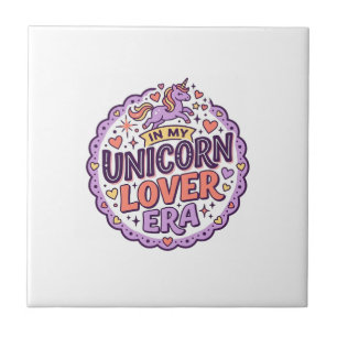 Einhorn in meiner Einhorn-Liebhaber-Ära Whimsical  Fliese