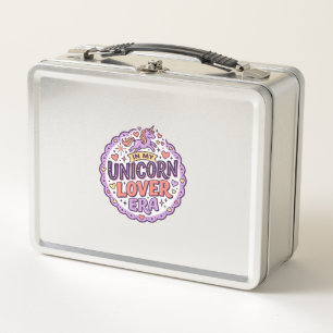 Einhorn in meiner Einhorn-Liebhaber-Ära Whimsical  Metall Brotdose