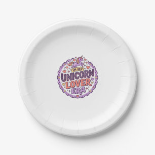 Einhorn In Meiner Einhorn-Liebhaber-Ära Whimsical  Pappteller