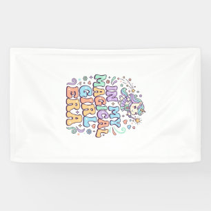 Einhorn In Meiner Magical Girl Ära Kawaii Aufklebe Banner