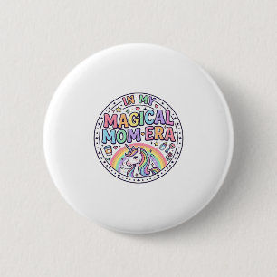 Einhorn In Meiner Magischen Mutter-Ära Lustiges Sh Button