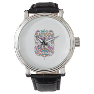 Einhorn In Meiner Regenbogen-Traum-Ära Farbige Kle Armbanduhr