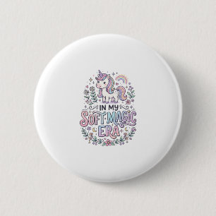 Einhorn In Meiner Sanften Magie-Ära Spielerei-Typo Button