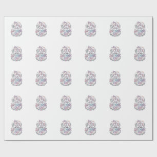 Einhorn In Meiner Sanften Magischen Ära Spielerei- Geschenkpapier